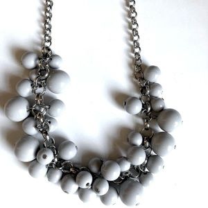 NWT Paparazzi Gray Beaded Necklace